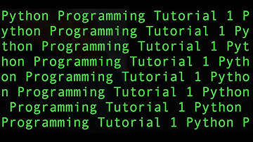 Python Beginner Tutorial 1 - Starting Python in Repl (No installation required)