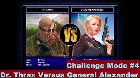 C&C Generals: Zero Hour - Challenge Mode #4, Hard Difficulty, Dr. Thrax