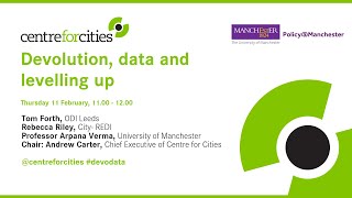 Devolution, data and levelling up