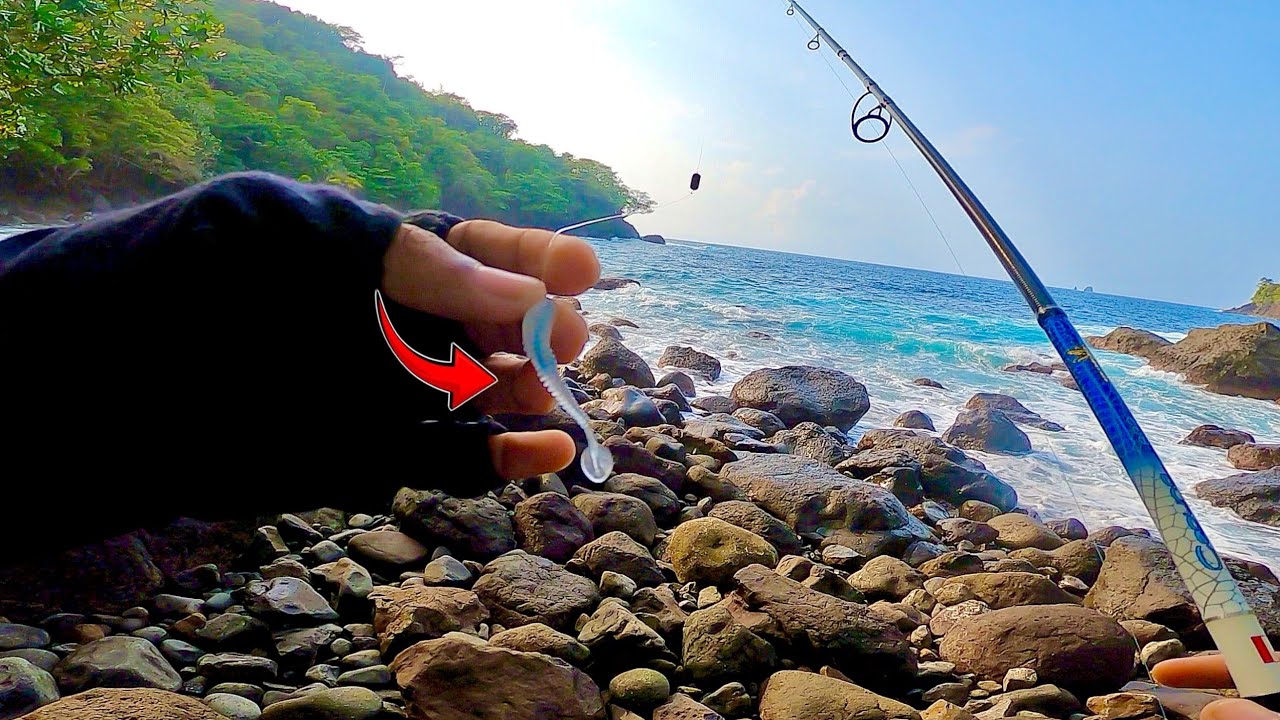 KALIAN WAJIB TAU ‼️ CARA MUDAH MANCING PINGGIR LAUT PENOLAK BONCOS | SOFTLURE BAIT