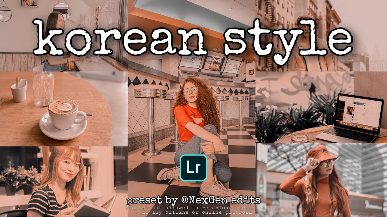 Lightroom Korean style tones Photo editing | Moody orange tones lightroom preset download