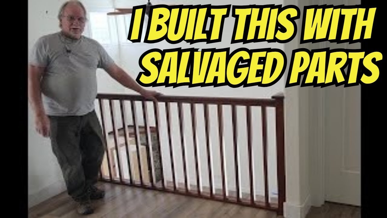 Идеальные перила, почти полностью изготовленные из переработанных материалов.