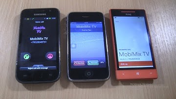 ios + Android + Windows triple incoming call part 3