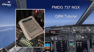 Boeing Quick Reference Handbook (QRH) Demonstration | PMDG 737 | Real Boeing Pilot