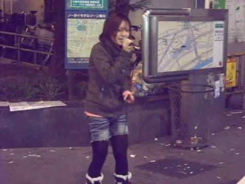 ハナミズキ(一青窈) 美月 2009.03.18 京橋 路上ライブ 第二部