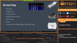 Learning SDR Through Weather Satellites - Brayden Werner