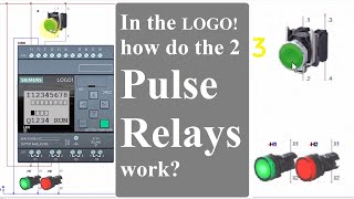 In the logo, how do the 2 pulse relays work