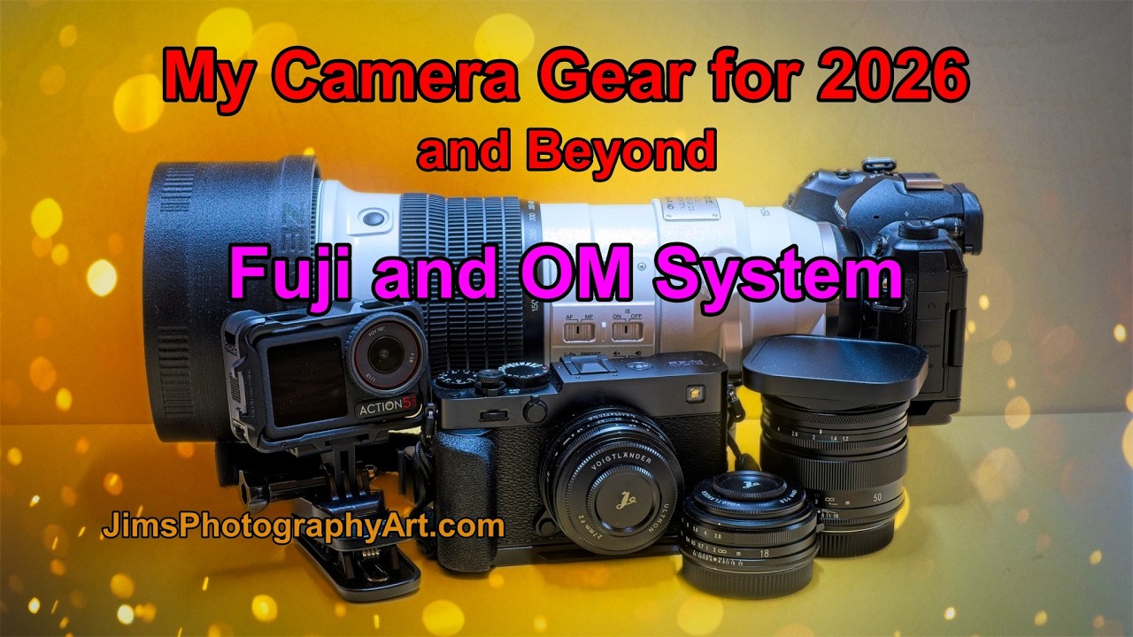 Моя фототехника на 2026 год и далее: FujiFilm и система OM.