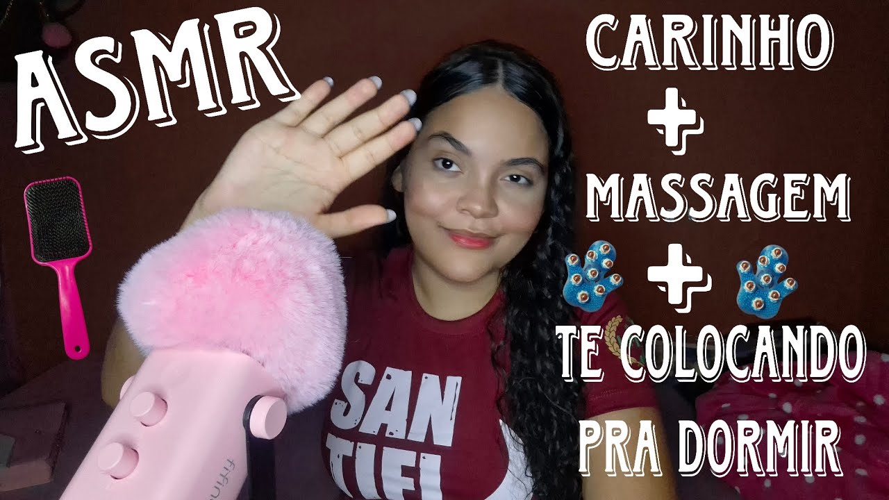 ASMR | Te Fazendo Carinho | Massagem Exclusiva | Te Colocando Para Dormir | Tapping Suave 
