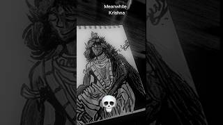 “Drawing Krishna Aura in Just 1 Minute" #KrishnaArt #colordrawing #drawingtools