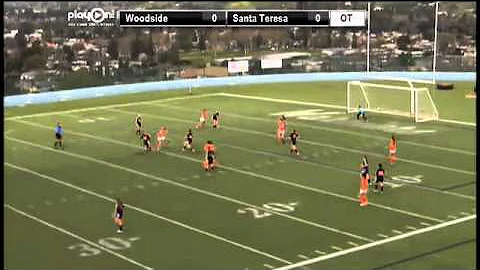 Woodside Sabrina Proctor stops a powerful shot on ...