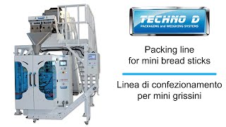 TECHNO D - Packing line for mini bread sticks