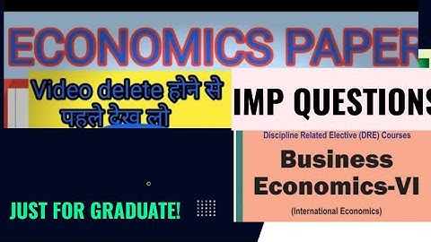 #PAPER_OUT? 2024 October ATKT  #ECONOMIC IMP QUESTIONS ty  BCOM SEM 6 #Mumbai_University