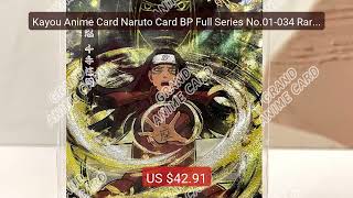 Kayou Anime Card Naruto Card BP Full Series No.01-034 Rare ... — Top Pick 2026 | Unbeatable Price!