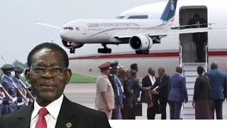 President OF Equatorial Guinea Teodoro Obiang Nguema Mbasogo Has Arrived In Uganda||