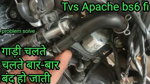 अपाचे bs6 चलते चलते बंद हो जाती है बार-बार | Tvs अपाचे bs6 running off | Apache bs6 starting problem