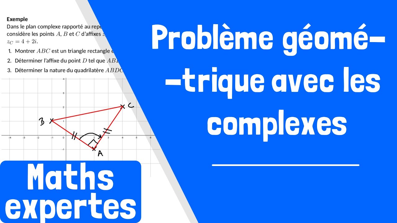 Comment utiliser les nombres complexes pour résoudre un problème géométrique ?