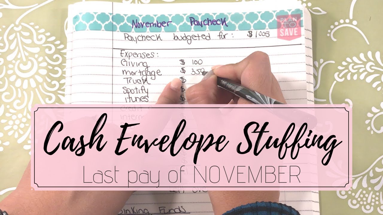 LAST PAYCHECK for me | Cash Envelope Stuffing | PAYCHECK TO PAYCHECK ...