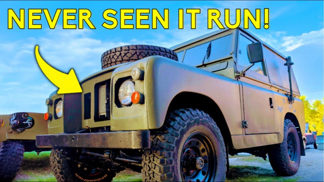 WILL IT START AND DRIVE? LANDROVER SERIES 2A FIRST START AFTER ENGINE SWAP