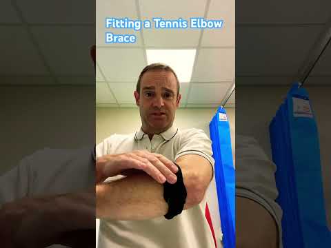 تركيب دعامة مرفق التنس قوس كوع التنس