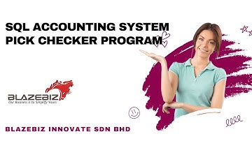 SQL Accounting - Stock Pick Checker utility