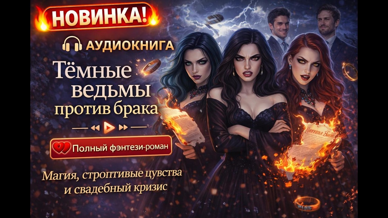 Аудиокнига полностью 💍Темные ведьмы против брака Любовно-фантастический-роман !ДО КОНЦА  !
