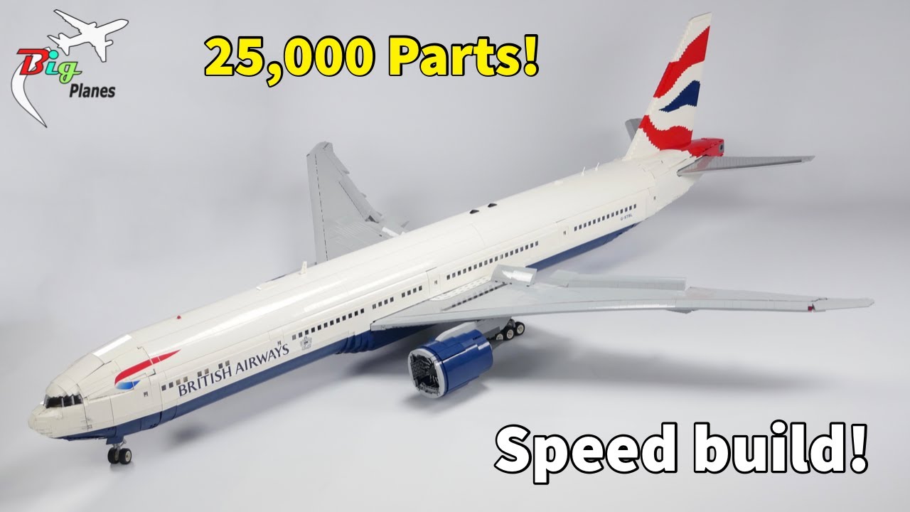 Ulejlighed sygdom langsom LEGO Boeing 777 MOC! Full Speed Build! - YouTube