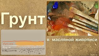 Грунт для масляной живописи. Как это работает. Primer for oil painting. How it works.