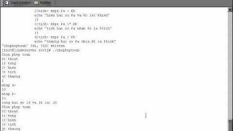 Linux Basic-Phần 1-Bài 24: Một số bài toán cơ bản trên SHELL SCRIPTS