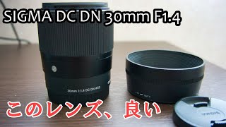 α6000シリーズにおすすめ。素晴らしい単焦点レンズ。「SIGMA DC DN 30mmF1.4」