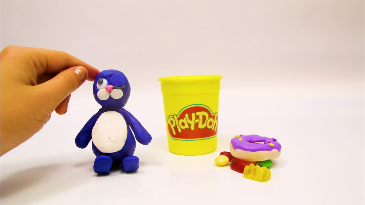 DibusYmas Cat Play Doh Stop motion cartoons YouTube