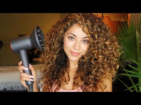 How I Diffuse Curly Hair