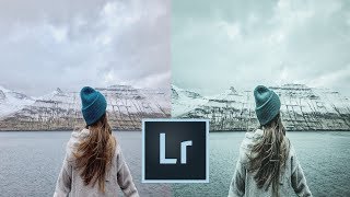 How to edit like Cinematic look (COLD ICELAND) Lightroom Tutorial screenshot 3