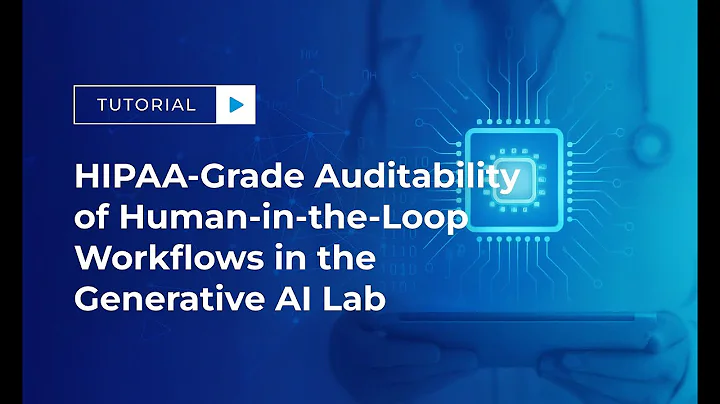 HIPAA Grade Auditability of Human-in-the-Loop Workflows in the Generative AI Lab