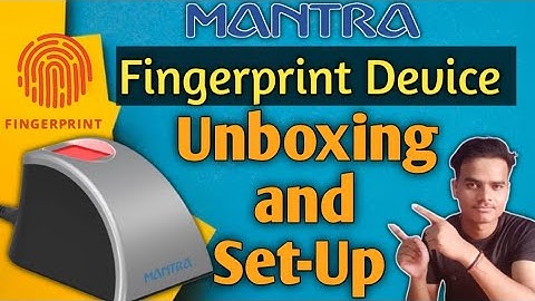 Mantra Fingerprint Device Unboxing & Activation #aktsr