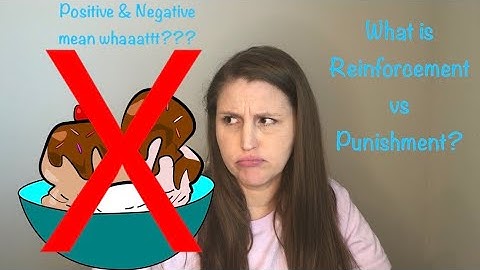 Positive vs Negative and Reinforcement vs Punishment in Applied Behavior Analysis