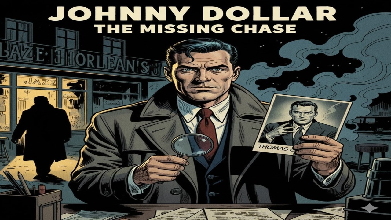 Yours Truly, Johnny Dollar 👉 Missing $120,000 “Phantom Chase” Trail Leads to Jazz | Old Time Radio