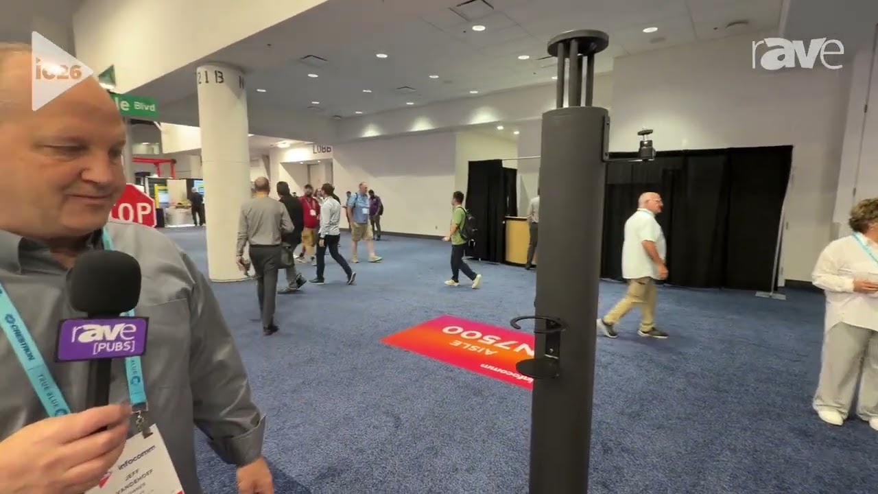 InfoComm 2026: SAVY Presents Customizable Permanent Video Camera Stand