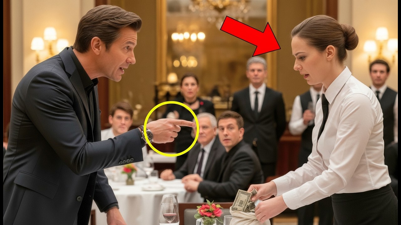 Smug Millionaire Tests a “Simple” Waitress — Seconds Later, He’s the One Being Schooled