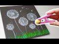 (784) New! How to paint a dandelion | Easy Painting ideas for beginners | Designer Gemma77