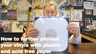 How to store your vinyl records with acid free paper and poly