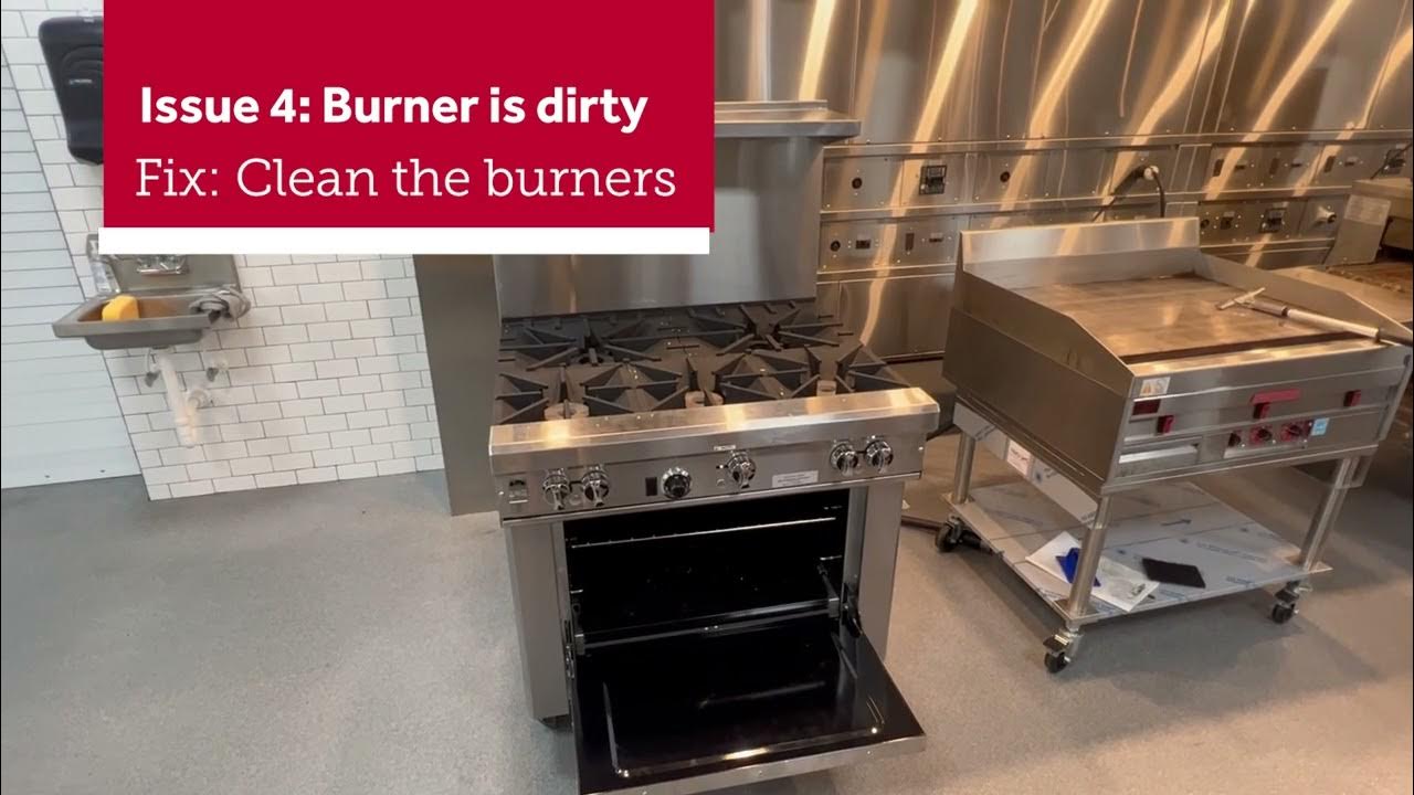 Southbend Range Burners Won't Light or Stay Lit Troubleshooting YouTube