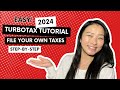 2024 turbotax tutorial for beginners  complete walkthrough  how to file your own taxes