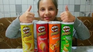 Pringles challenge угадываю вкус чипсов