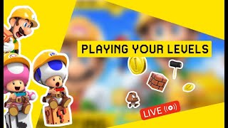 Playing Super Mario Maker 2 Viewers Levels