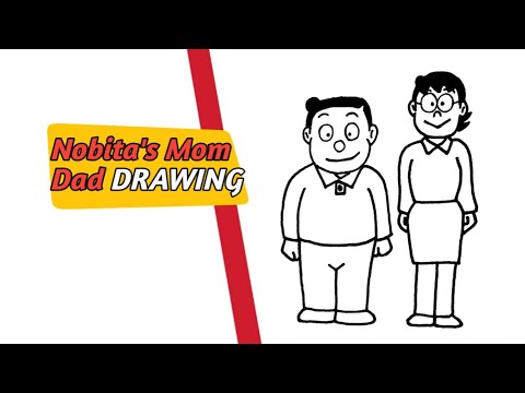 Nobita Mother Father Xxx Video - Nobita's Mom Dad Drawing Easy - How To Draw Nobita's Mom Dad From Doraemon  | Mom Dad Drawing - YouTube