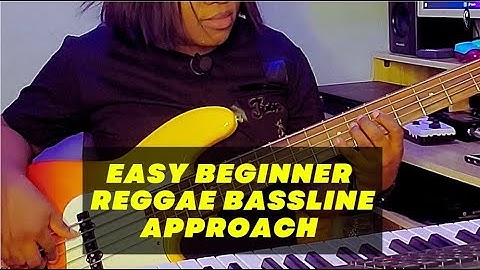 Easy beginner reggae bassline approach 👌