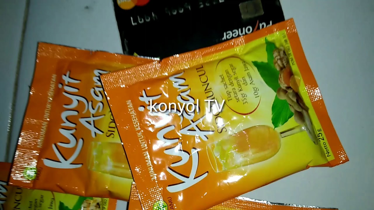 Unboxing kunyit asam 