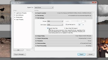 Learning the Export Dialog Details in Lightroom 3
