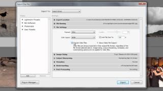 Learning the Export Dialog Details in Lightroom 3